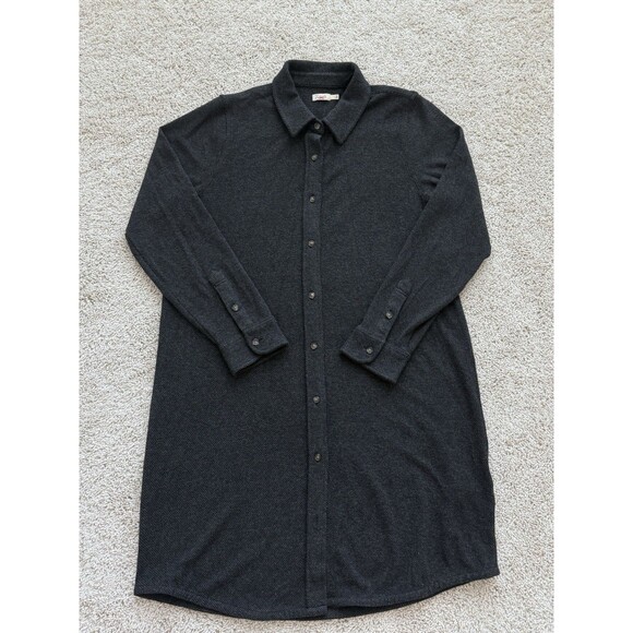 Faherty Black Long Sleeve Dress - Picture 4 of 12